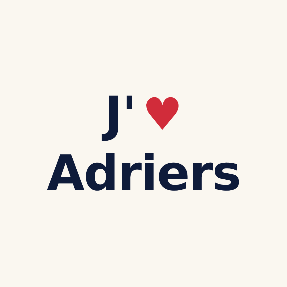 Tasse personnalisée Adriers — design J'aime Adriers