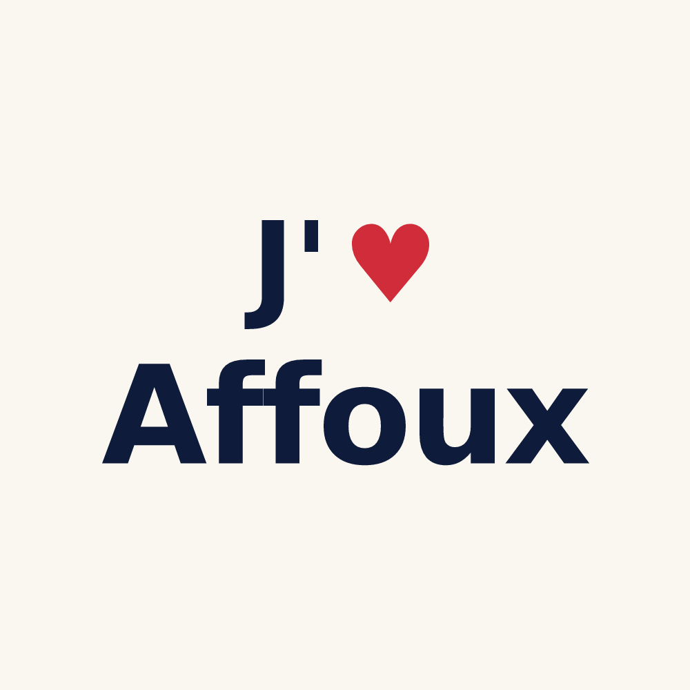 Tasse personnalisée Affoux — design J'aime Affoux