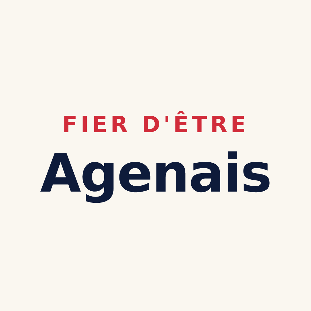Tasse « Fier d'être Agenais » — design pour Agen