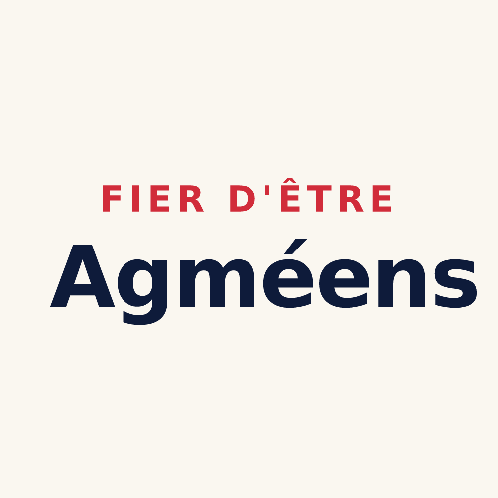 Tasse « Fier d'être Agméens » — design pour Agmé