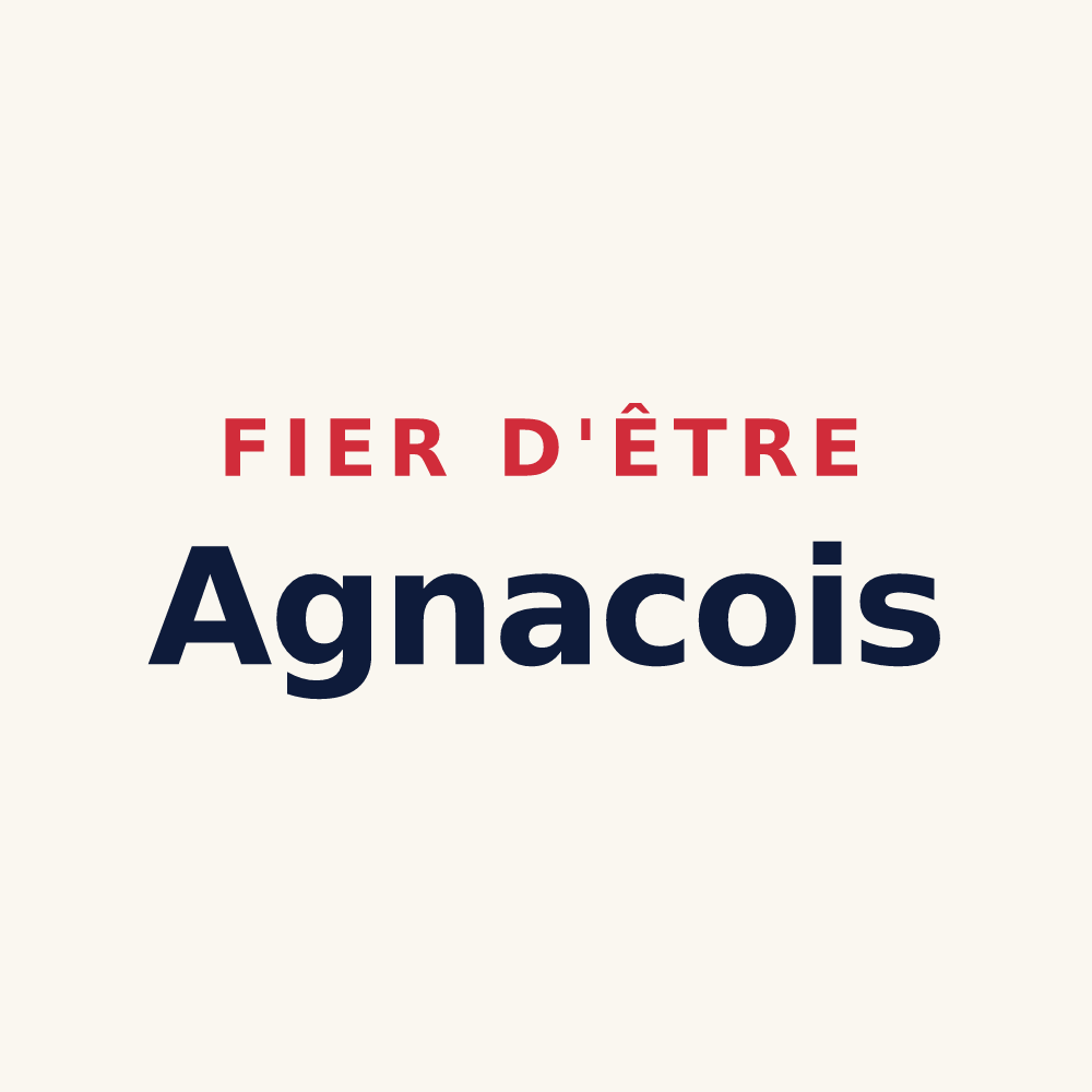 Tasse « Fier d'être Agnacois » — design pour Agnac