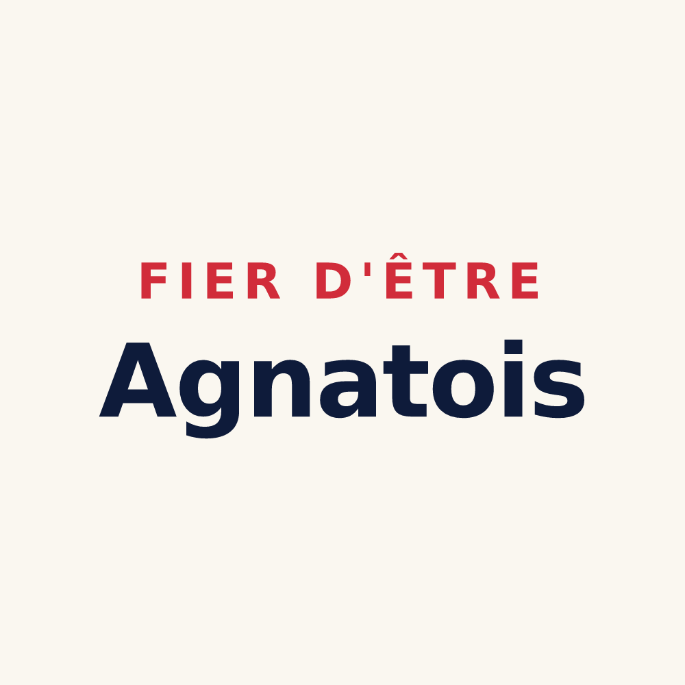Tasse « Fier d'être Agnatois » — design pour Agnat