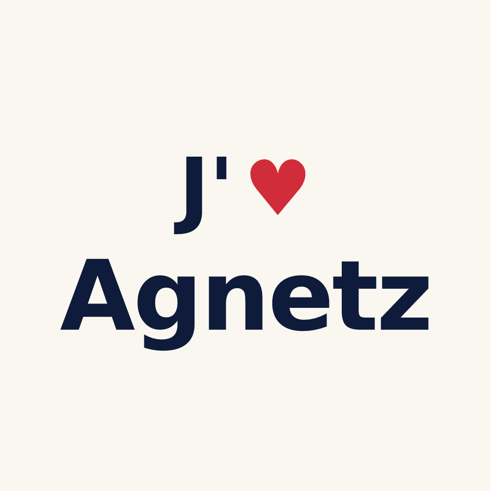 Tasse personnalisée Agnetz — design J'aime Agnetz