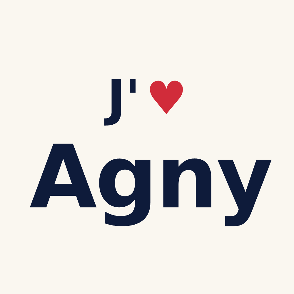 Tasse personnalisée Agny — design J'aime Agny