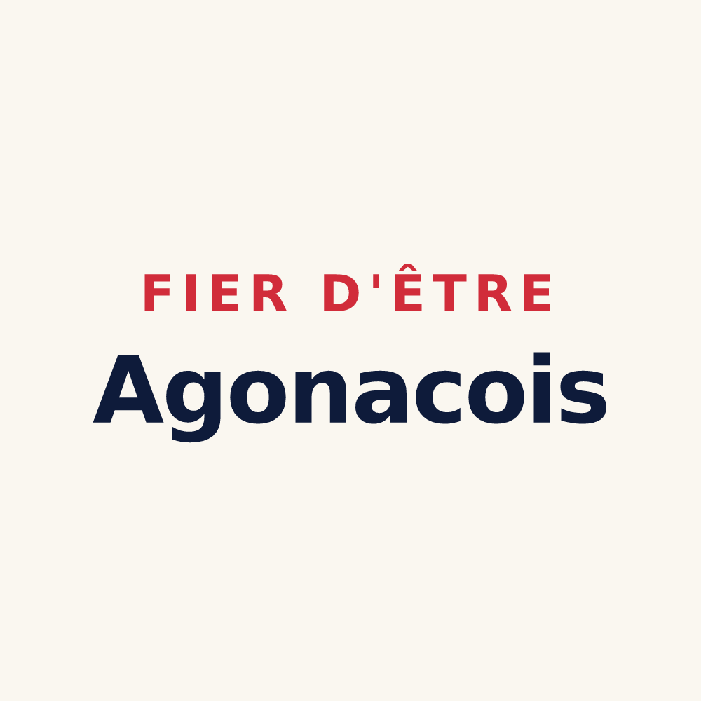 Tasse « Fier d'être Agonacois » — design pour Agonac