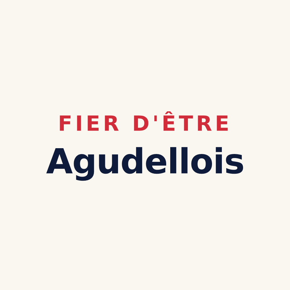 Tasse « Fier d'être Agudellois » — design pour Agudelle