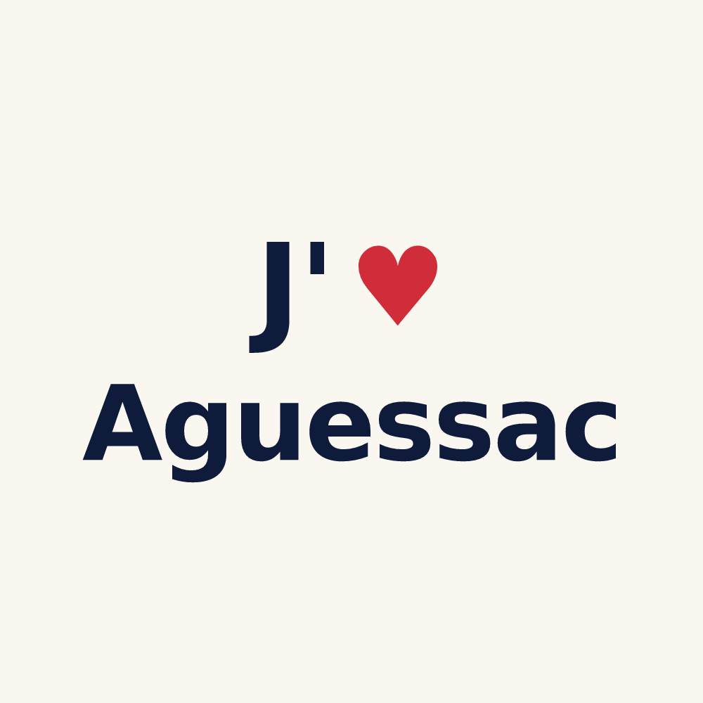 Tasse personnalisée Aguessac — design J'aime Aguessac