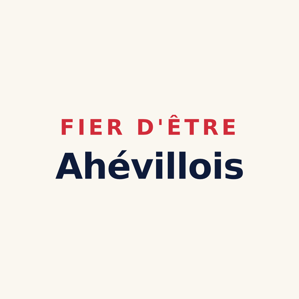 Tasse « Fier d'être Ahévillois » — design pour Ahéville
