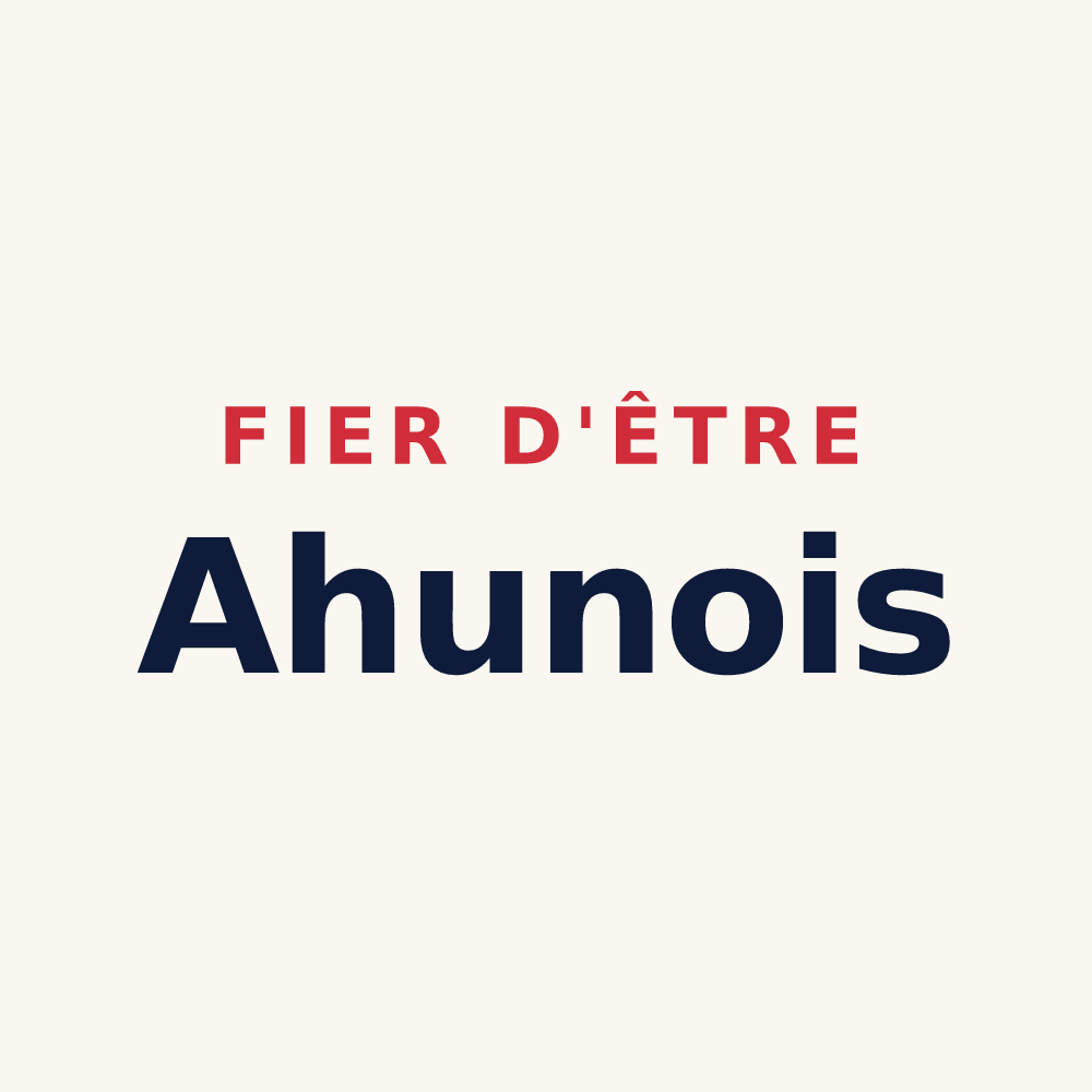 Tasse « Fier d'être Ahunois » — design pour Ahun