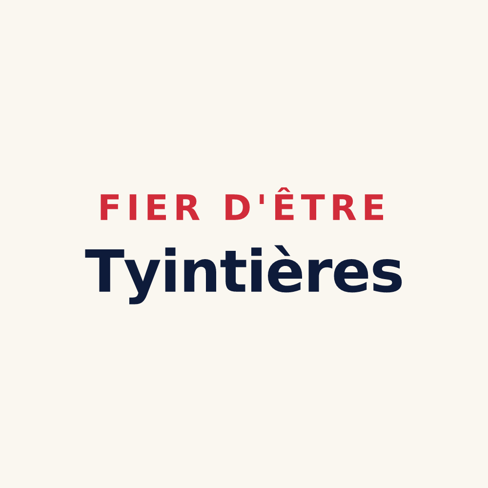 Tasse « Fier d'être Tyintières » — design pour Aibre
