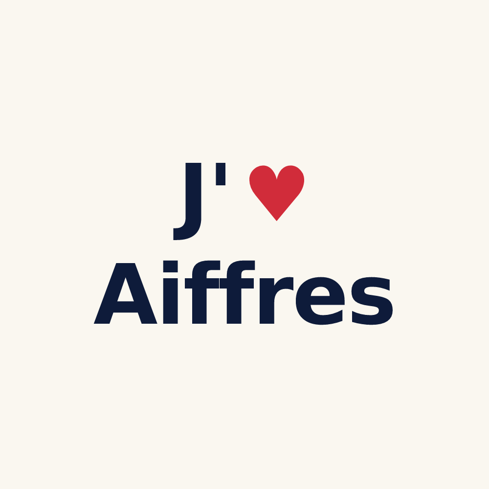 Tasse personnalisée Aiffres — design J'aime Aiffres