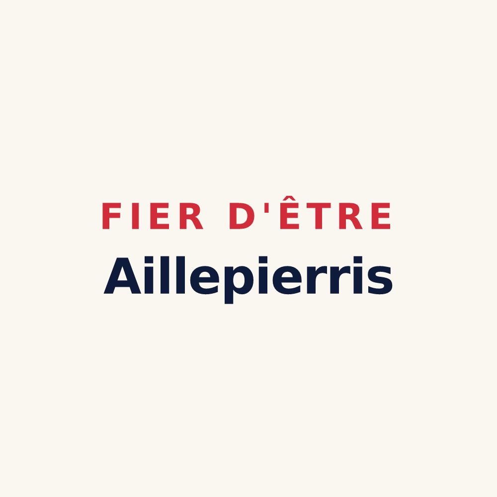 Tasse « Fier d'être Aillepierris » — design pour Aiglepierre