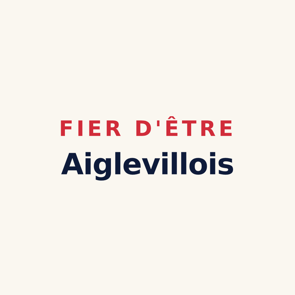 Tasse « Fier d'être Aiglevillois » — design pour Aigleville