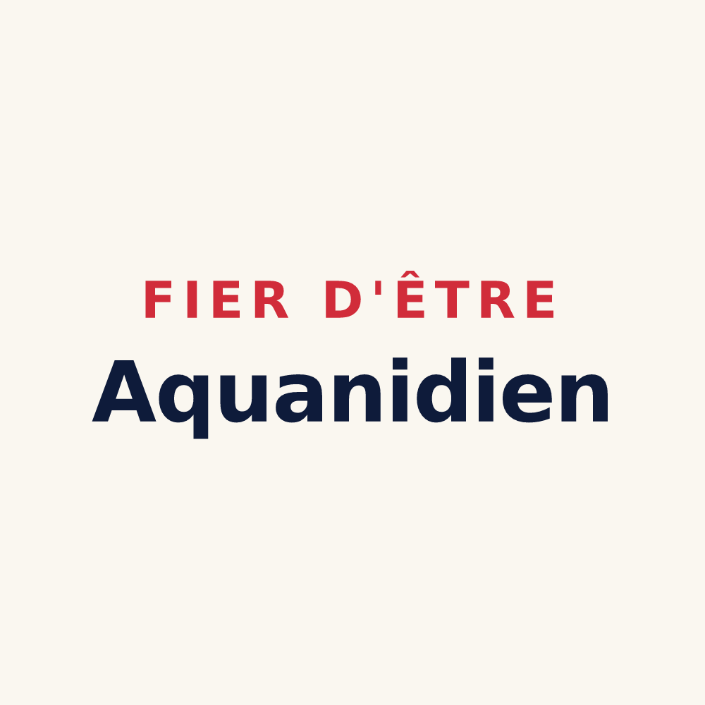 Tasse « Fier d'être Aquanidien » — design pour Aigny
