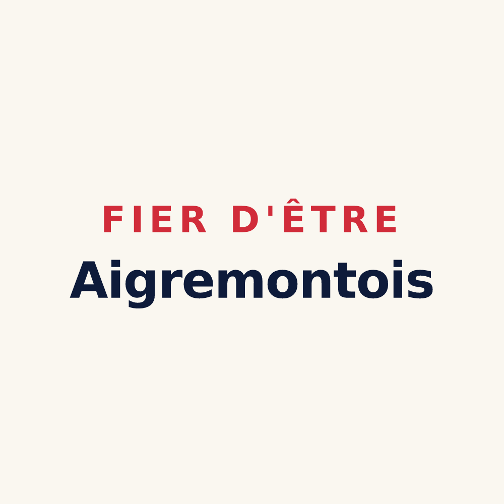 Tasse « Fier d'être Aigremontois » — design pour Aigremont