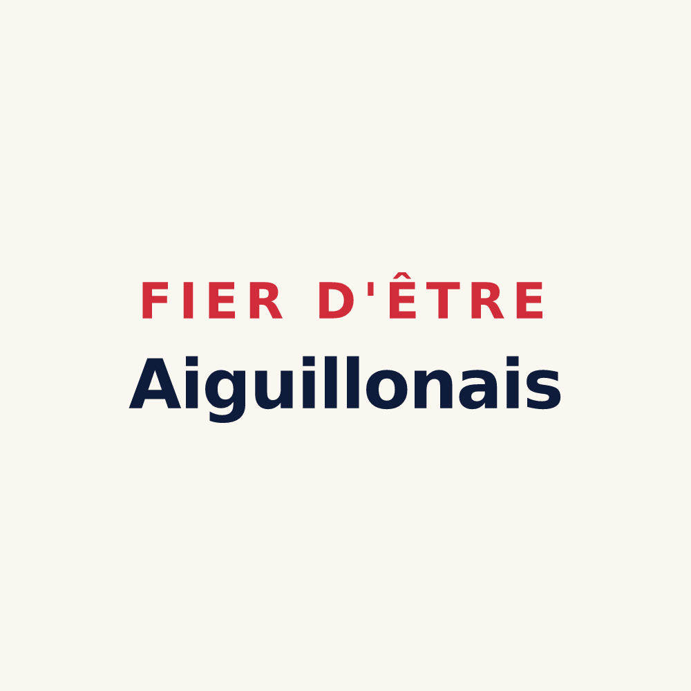 Tasse « Fier d'être Aiguillonais » — design pour Aiguillon