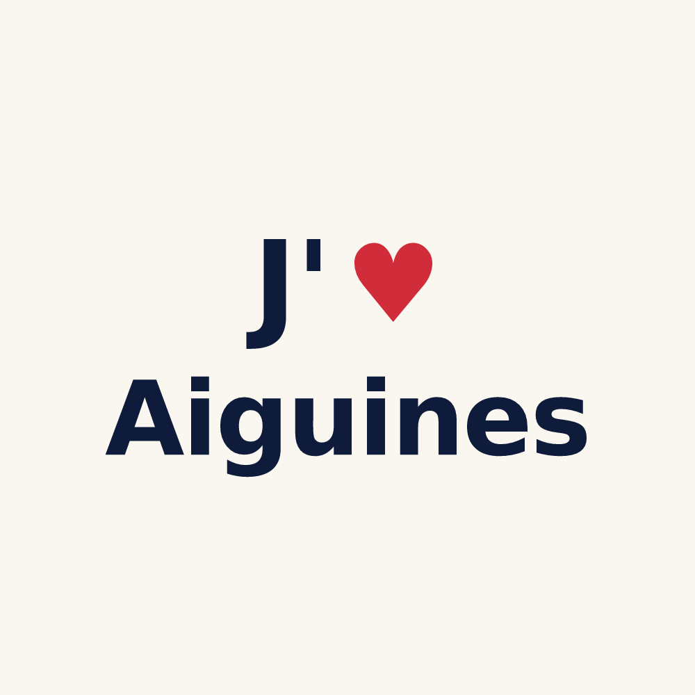 Tasse personnalisée Aiguines — design J'aime Aiguines