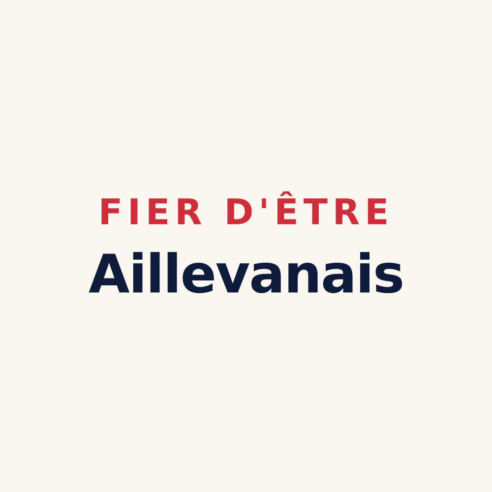 Tasse « Fier d'être Aillevanais » — design pour Aillevans