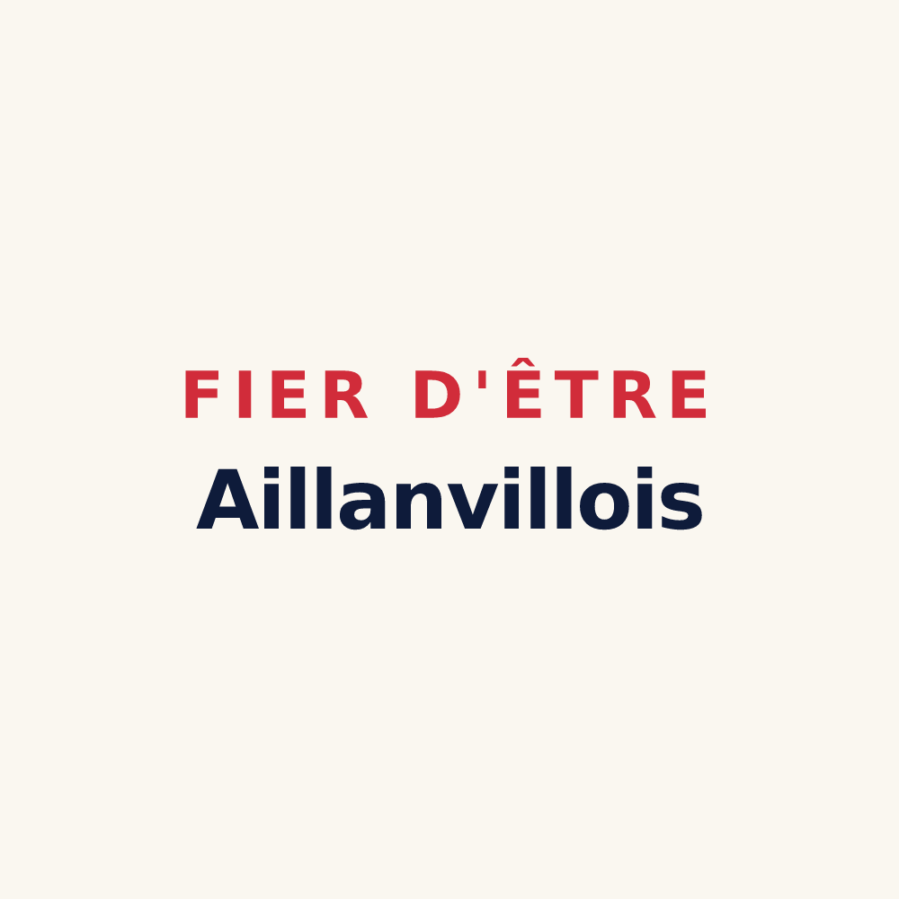 Tasse « Fier d'être Aillanvillois » — design pour Aillianville