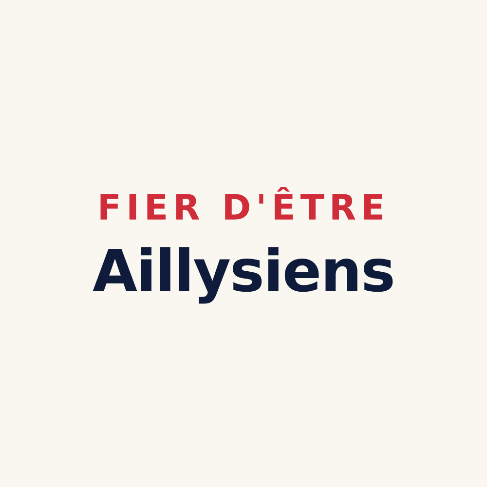 Tasse « Fier d'être Aillysiens » — design pour Ailly-sur-Noye