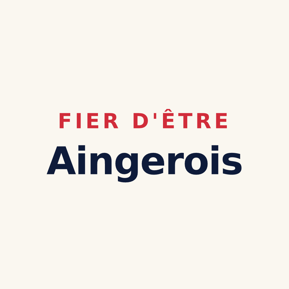 Tasse « Fier d'être Aingerois » — design pour Aingeray