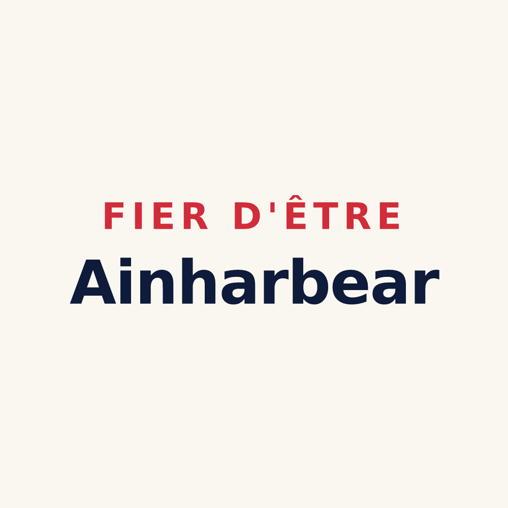 Tasse « Fier d'être Ainharbear » — design pour Ainharp