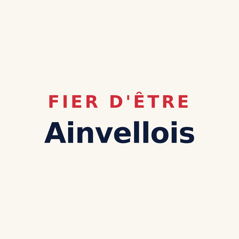 Tasse « Fier d'être Ainvellois » — design pour Ainvelle