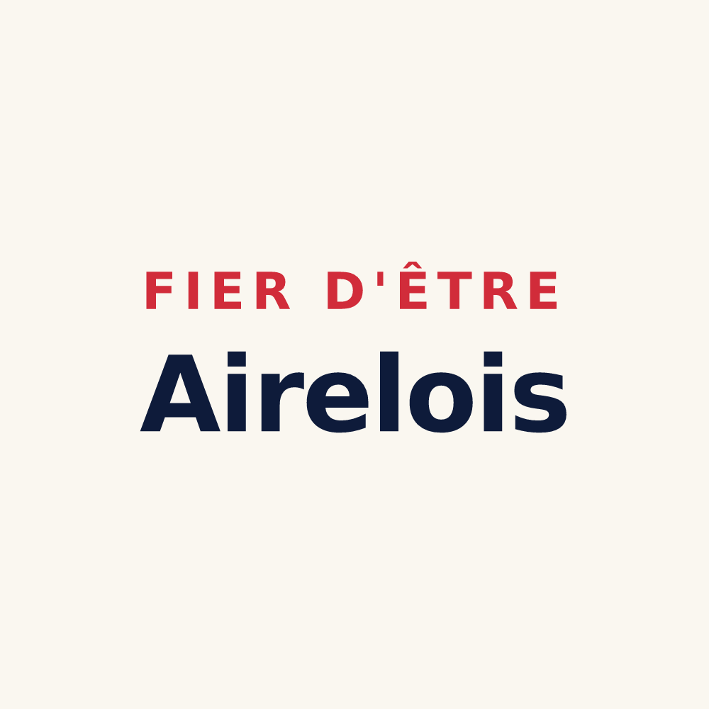 Tasse « Fier d'être Airelois » — design pour Airel