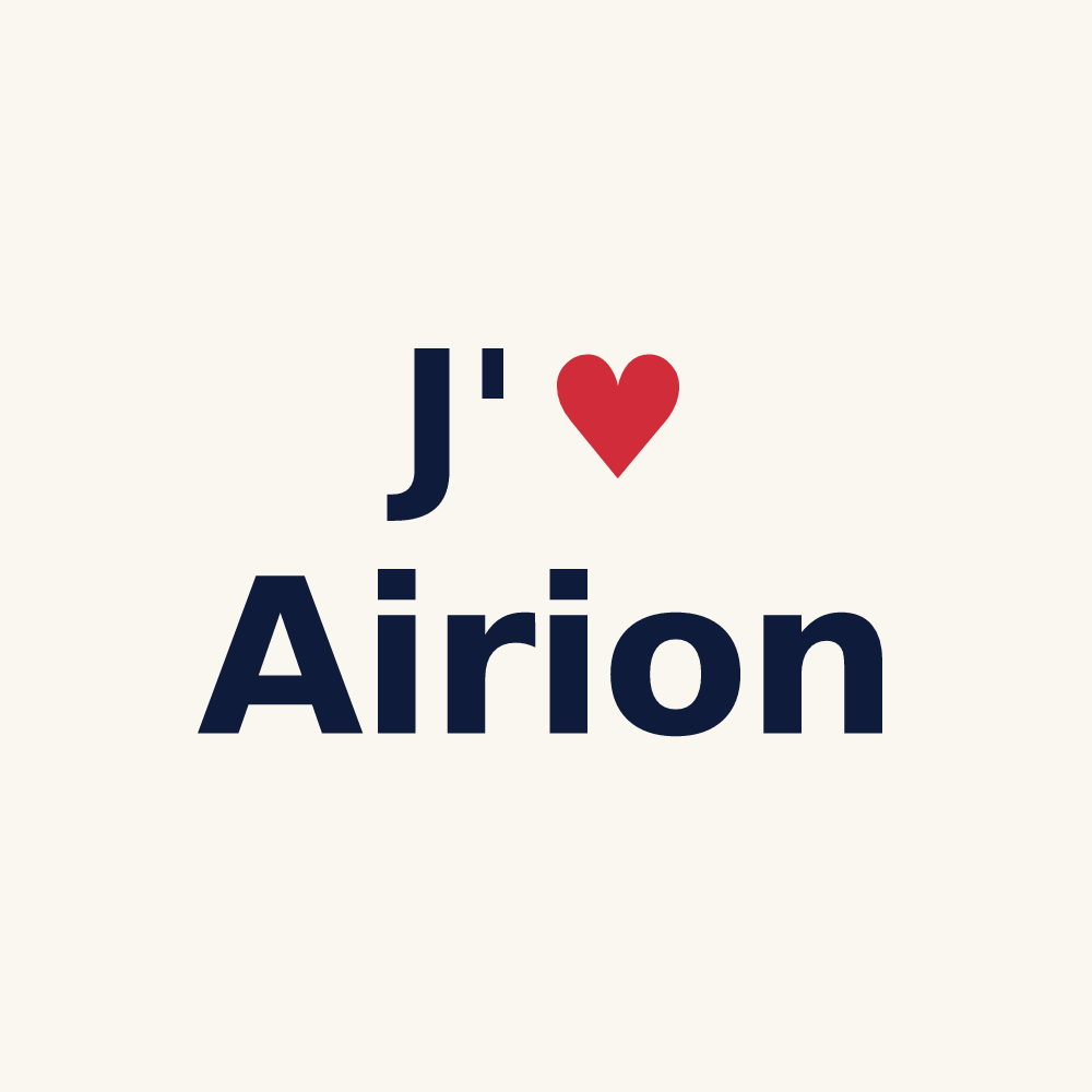 Tasse personnalisée Airion — design J'aime Airion