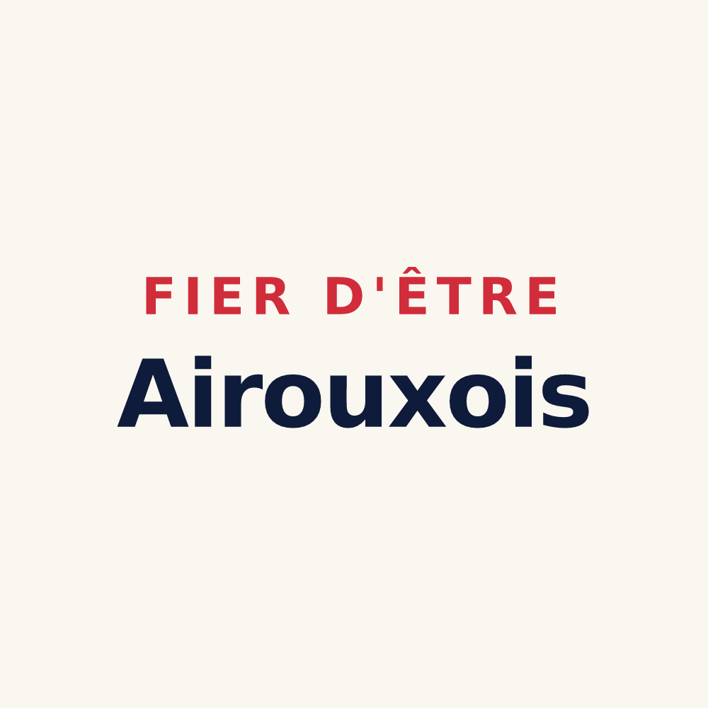 Tasse « Fier d'être Airouxois » — design pour Airoux