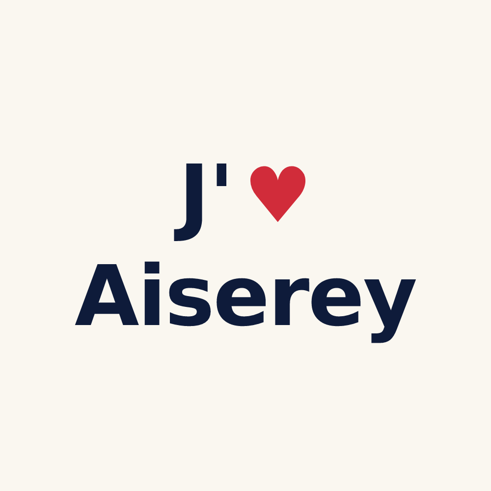 Tasse personnalisée Aiserey — design J'aime Aiserey