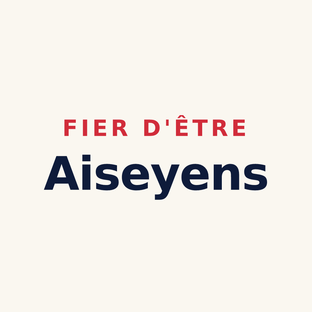 Tasse « Fier d'être Aiseyens » — design pour Aisey-sur-Seine