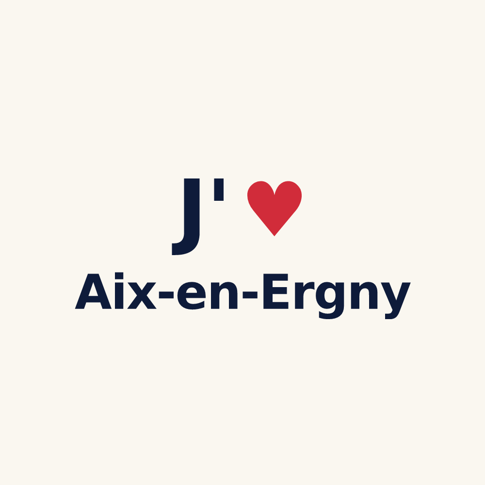Tasse personnalisée Aix-en-Ergny — design J'aime Aix-en-Ergny