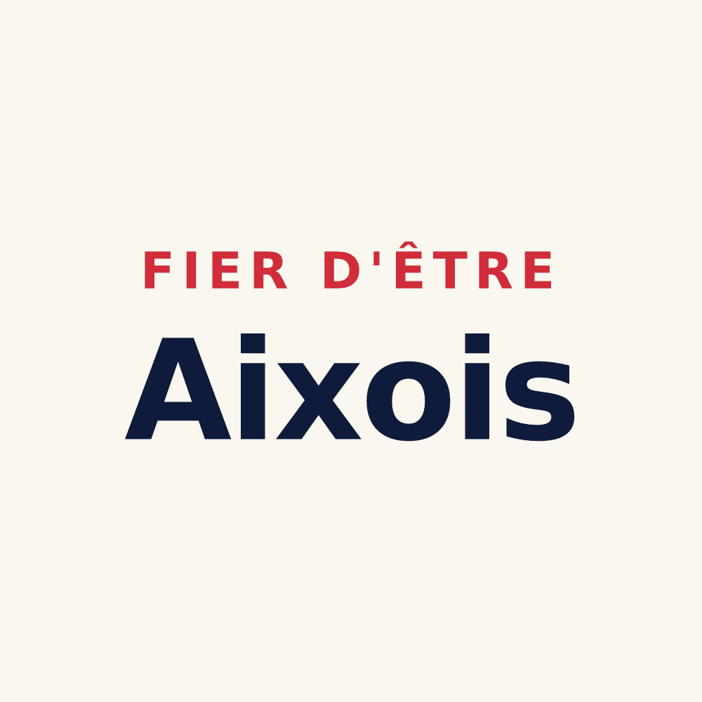 Tasse « Fier d'être Aixois » — design pour Aix-la-Fayette