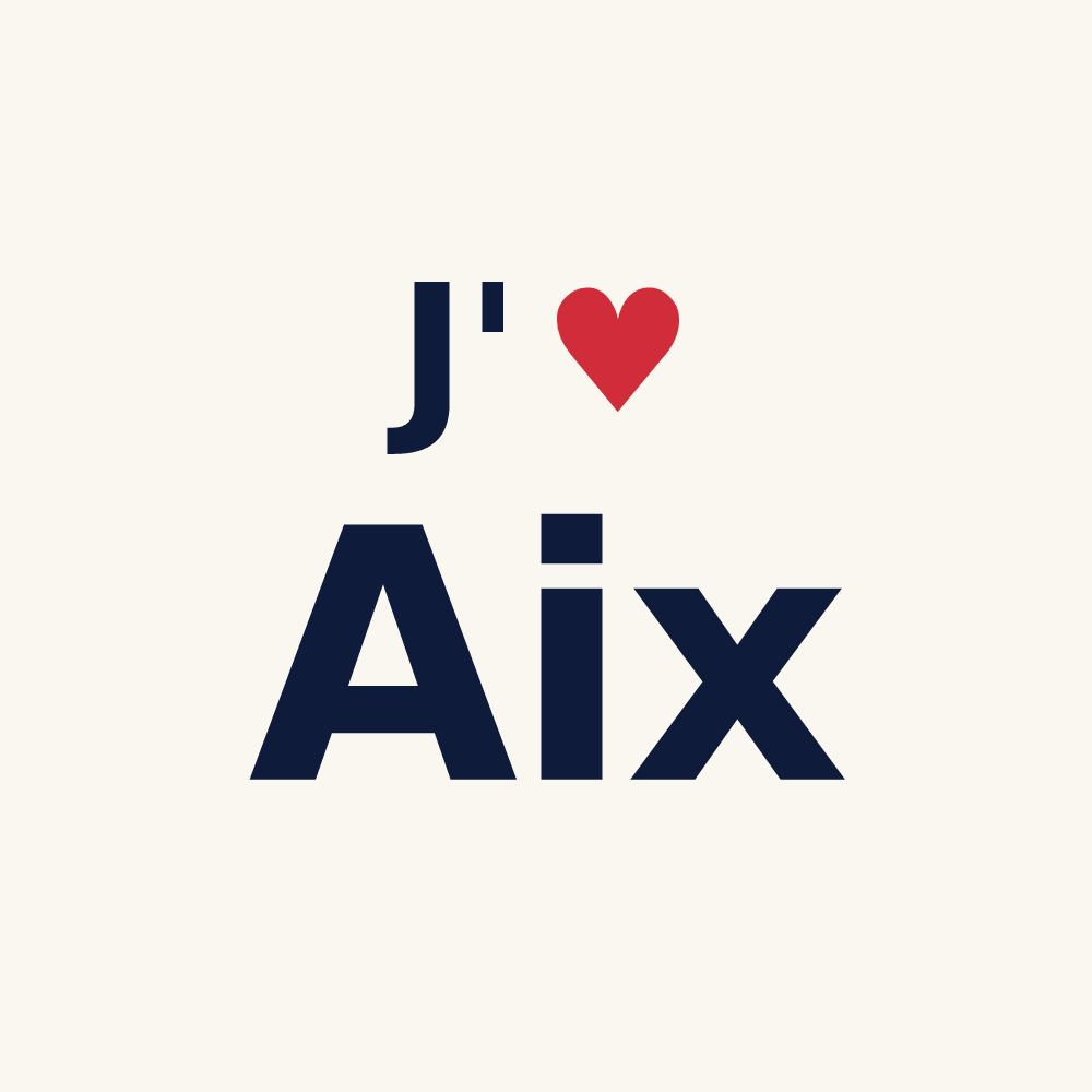 Tasse personnalisée Aix — design J'aime Aix