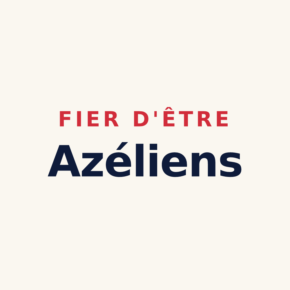 Tasse « Fier d'être Azéliens » — design pour Aize