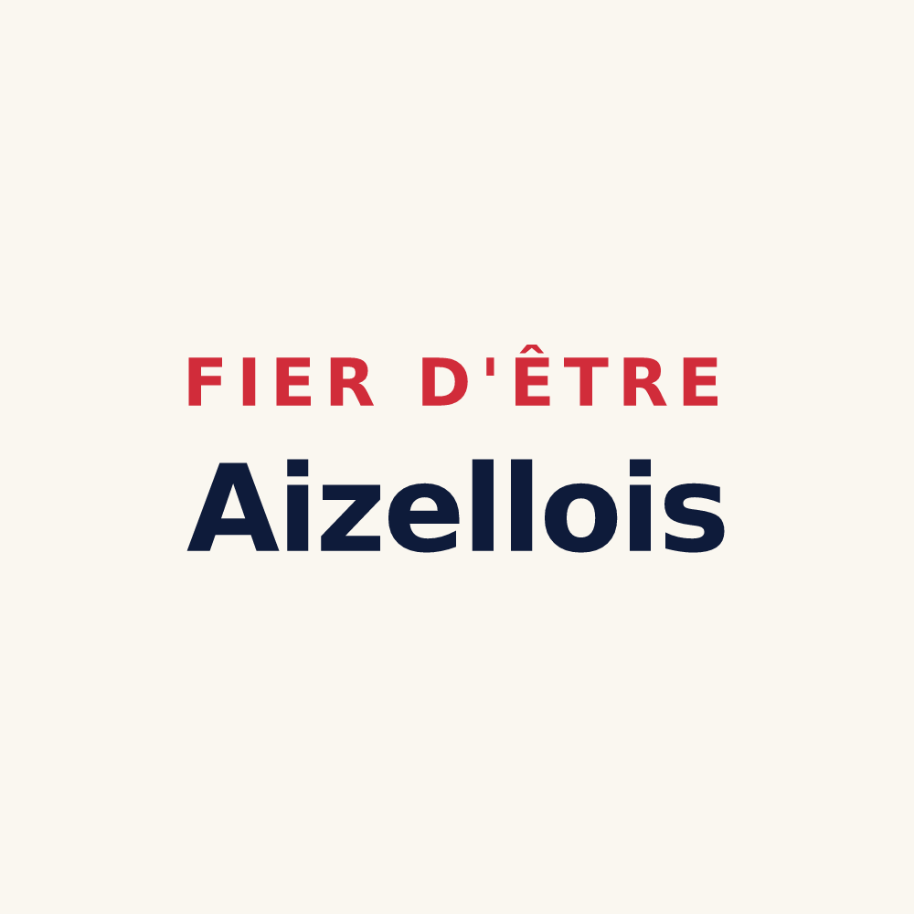 Tasse « Fier d'être Aizellois » — design pour Aizelles