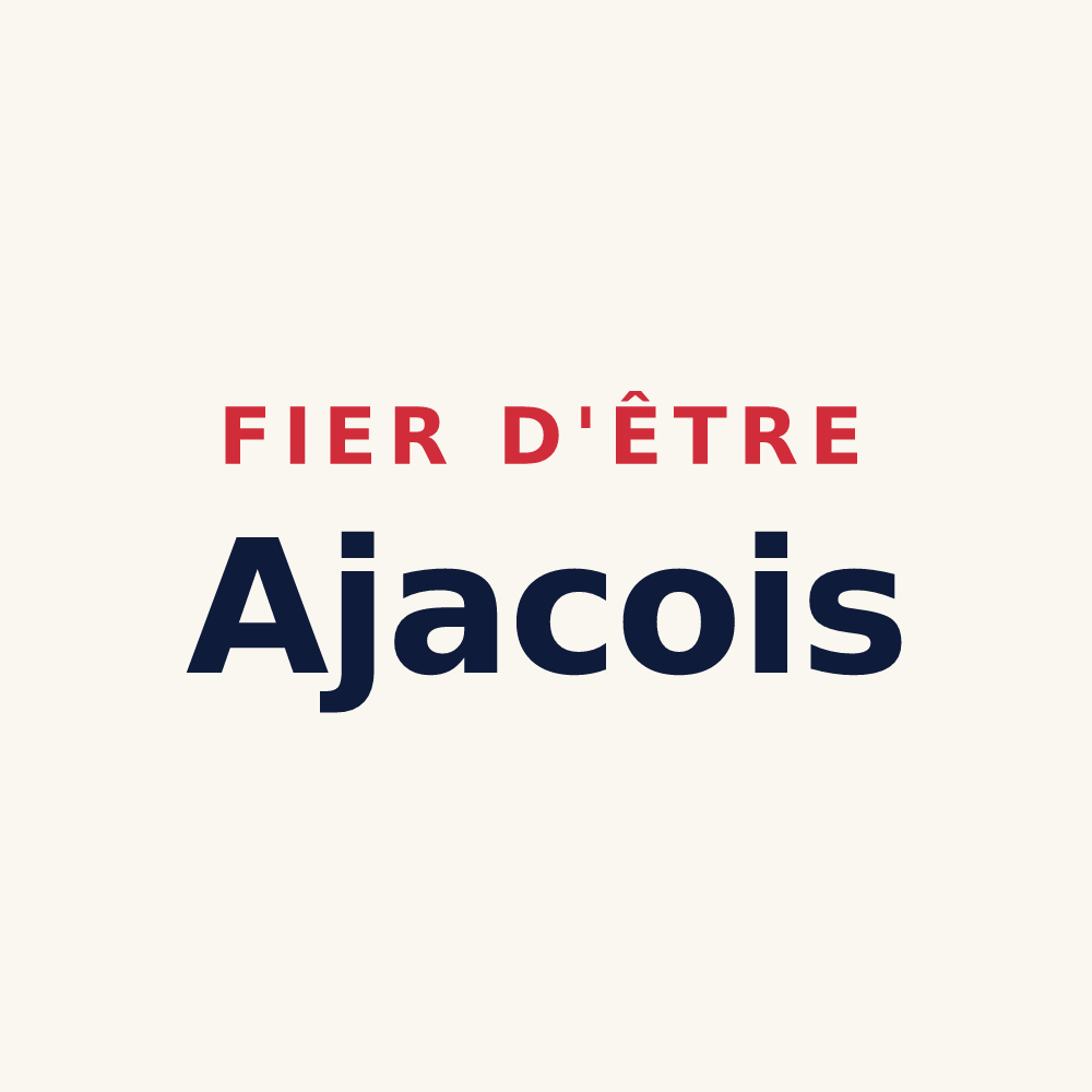 Tasse « Fier d'être Ajacois » — design pour Ajac