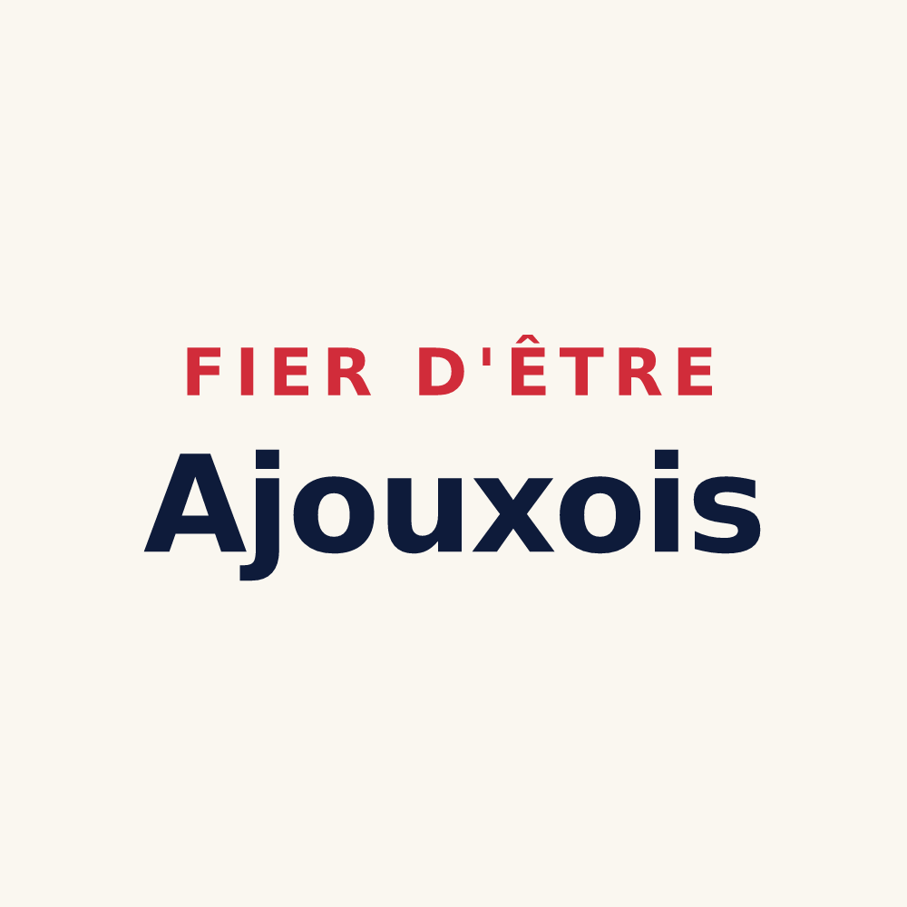 Tasse « Fier d'être Ajouxois » — design pour Ajoux