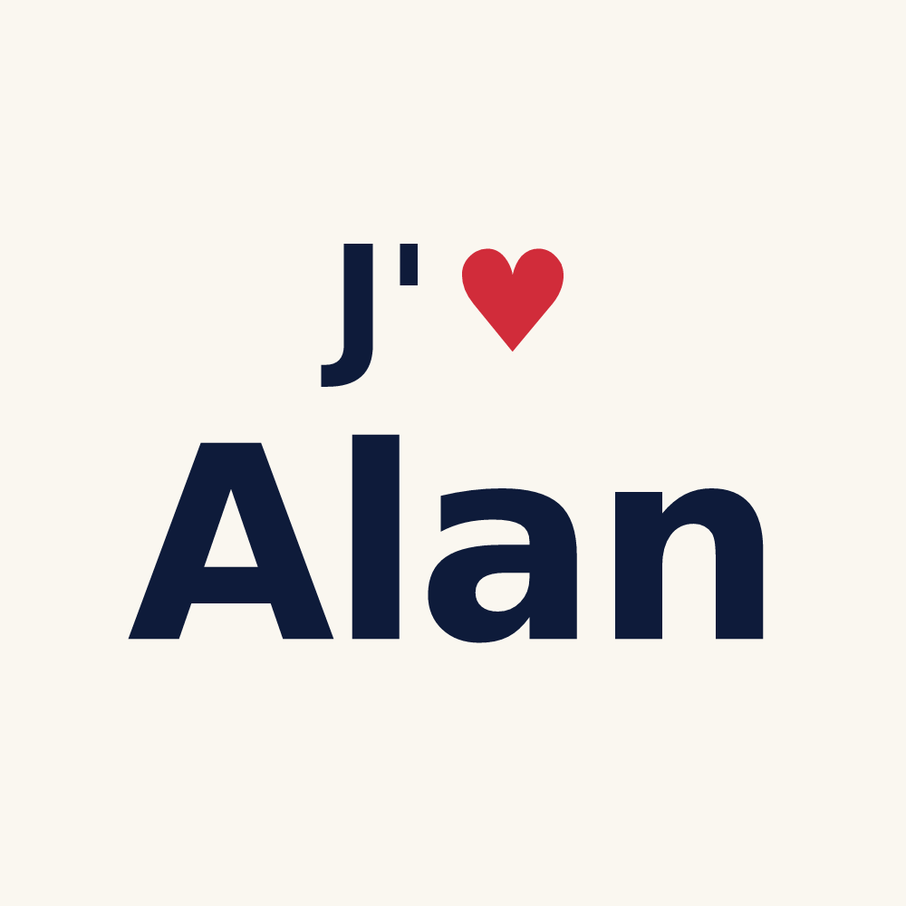 Tasse personnalisée Alan — design J'aime Alan