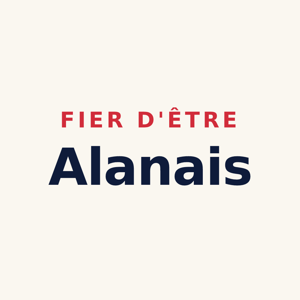 Tasse « Fier d'être Alanais » — design pour Alan