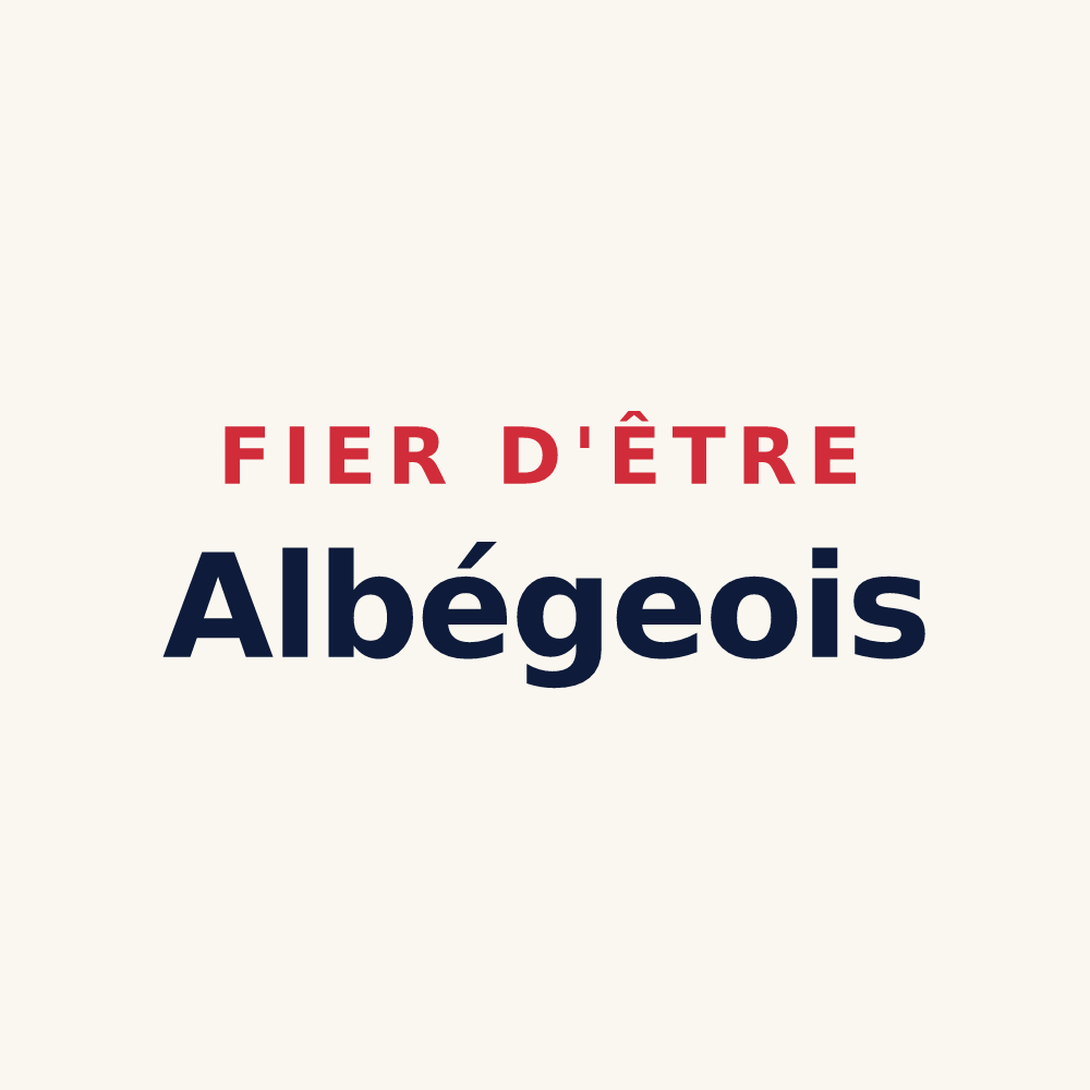 Tasse « Fier d'être Albégeois » — design pour Albé