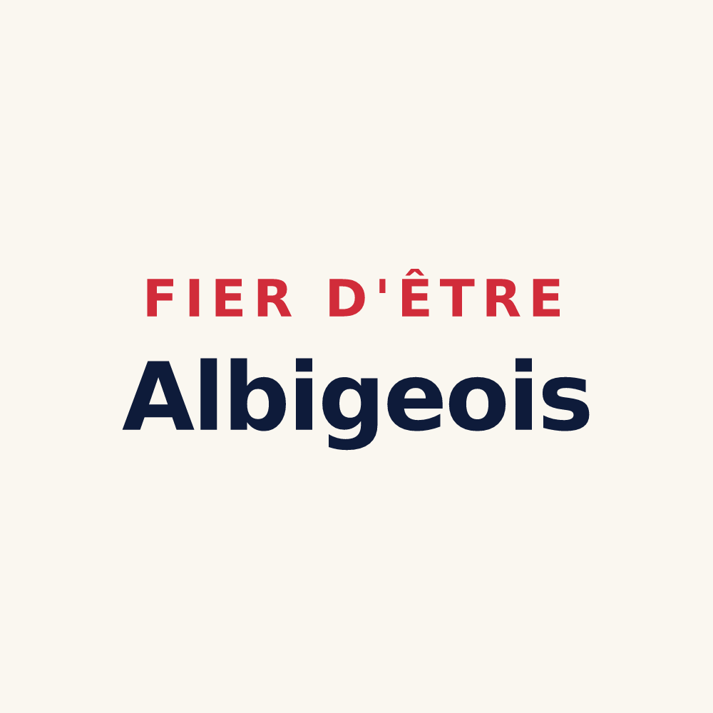 Tasse « Fier d'être Albigeois » — design pour Albi
