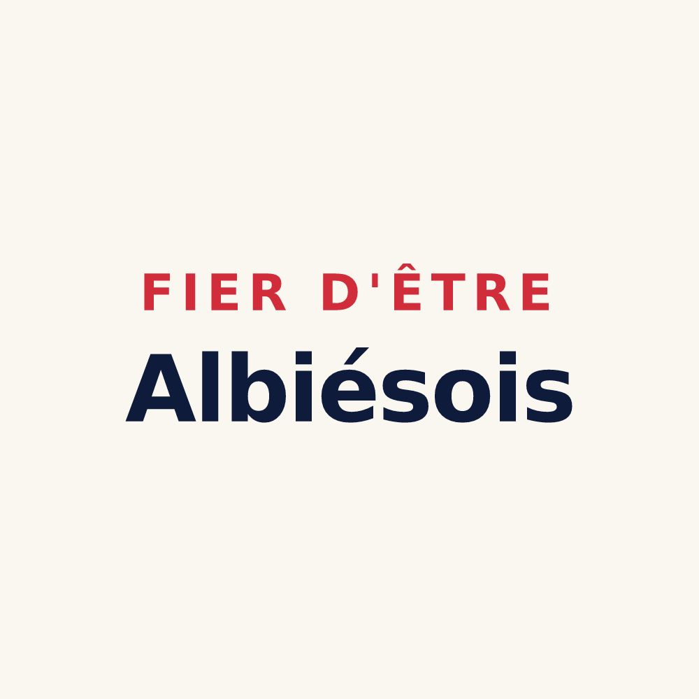 Tasse « Fier d'être Albiésois » — design pour Albiès