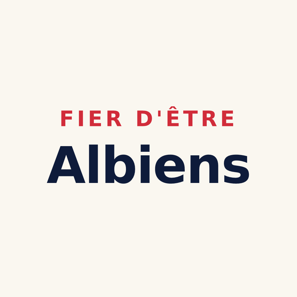 Tasse « Fier d'être Albiens » — design pour Albiez-Montrond