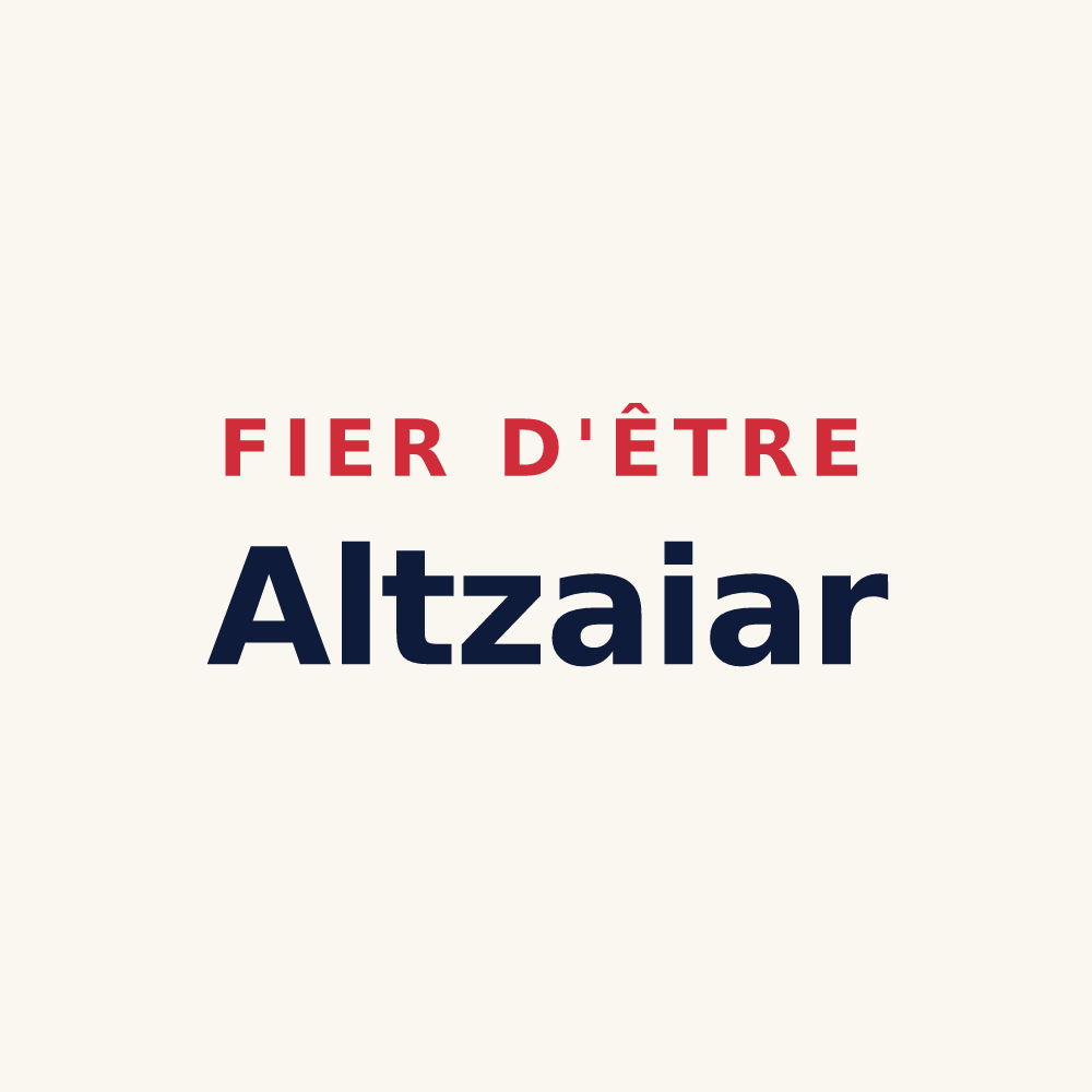 Tasse « Fier d'être Altzaiar » — design pour Alçay-Alçabéhéty-Sunharette