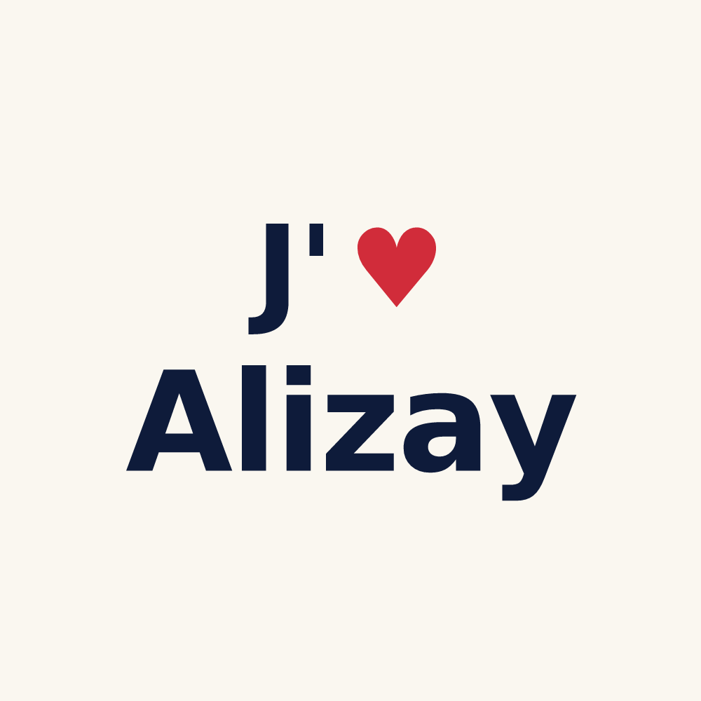 Tasse personnalisée Alizay — design J'aime Alizay