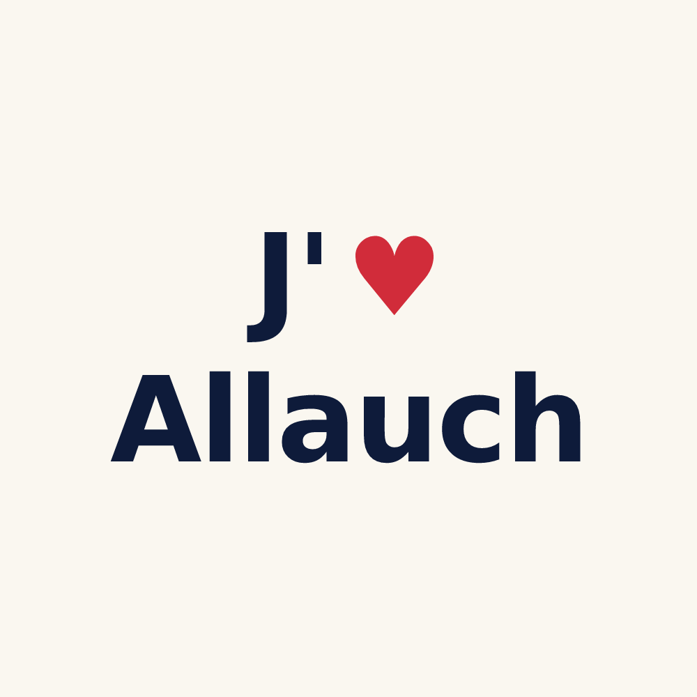 Tasse personnalisée Allauch — design J'aime Allauch