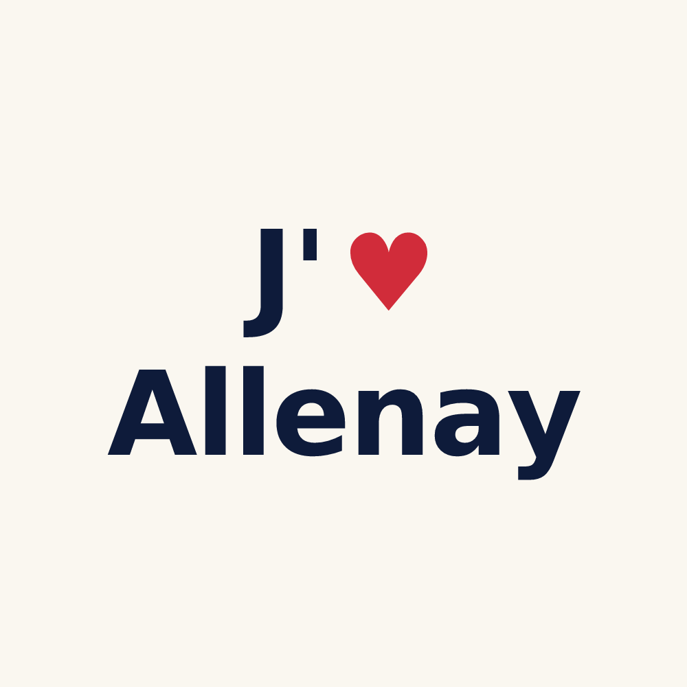 Tasse personnalisée Allenay — design J'aime Allenay