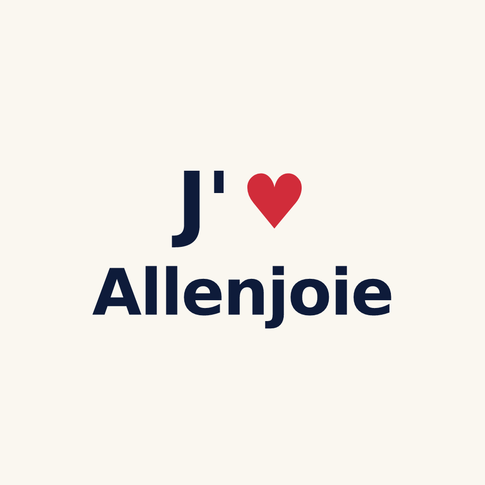 Tasse personnalisée Allenjoie — design J'aime Allenjoie